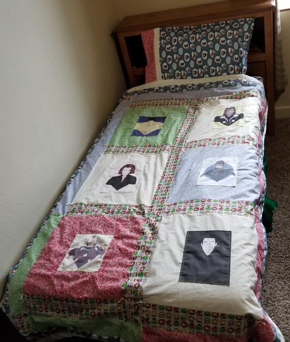 Custom Marvel Twin And Pillowcase